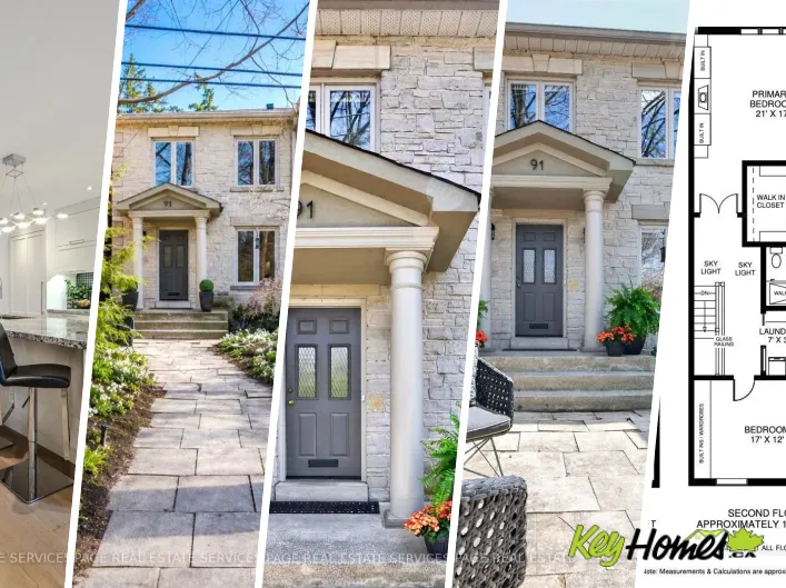 Row / Townhouse for sale: 91 OLD MILL ROAD, Toronto