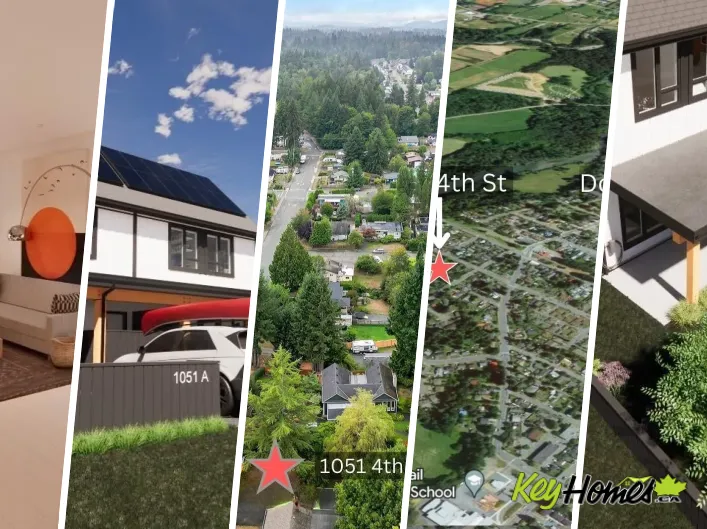 Row / Townhouse for sale: A 1051 4th St, Courtenay