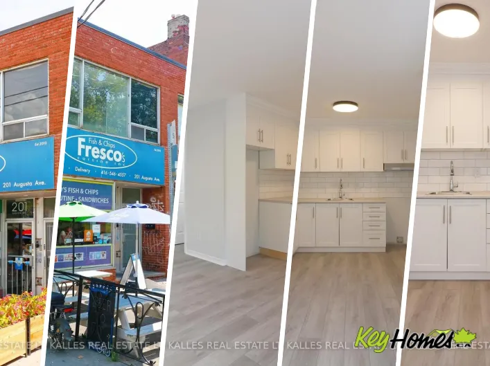 Residential Commercial Mix for rent: C - 201 AUGUSTA AVENUE, Toronto