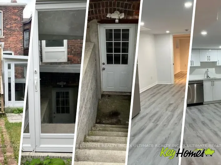 Row / Townhouse for rent: LOWER - 10 HIBERNIA AVENUE, Toronto