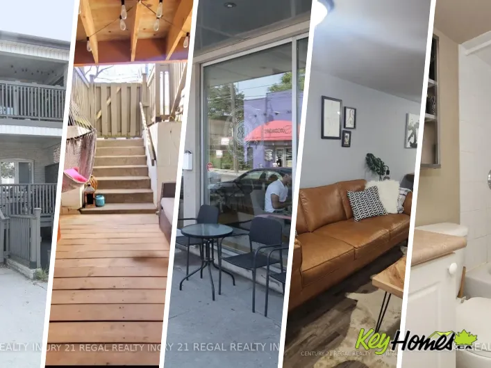 Duplex for rent: LOWER - 1117 QUEEN STREET E, Toronto
