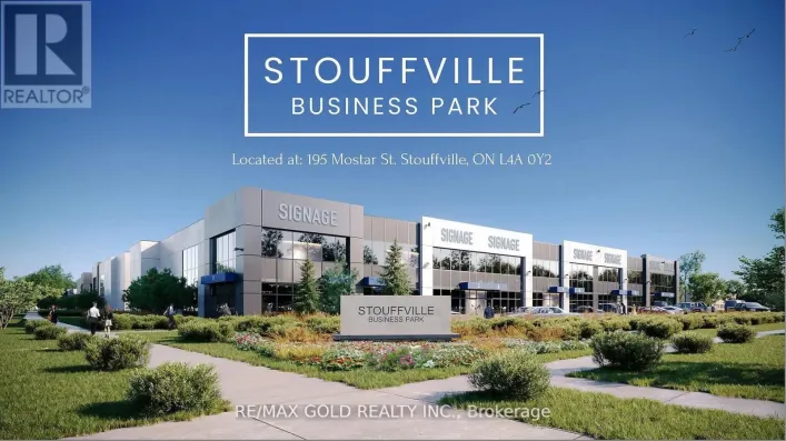 # 6&7 - 195 MOSTAR (BLDG A) STREET, Whitchurch-Stouffville