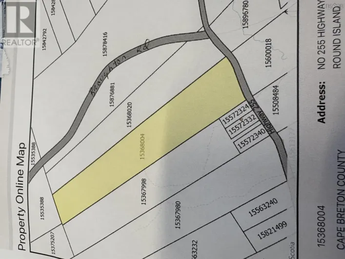 0 Highway255 Highway, Port Morien