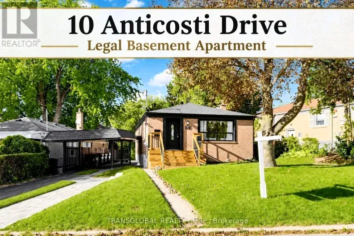 House for sale: 10 ANTICOSTI DRIVE, Toronto