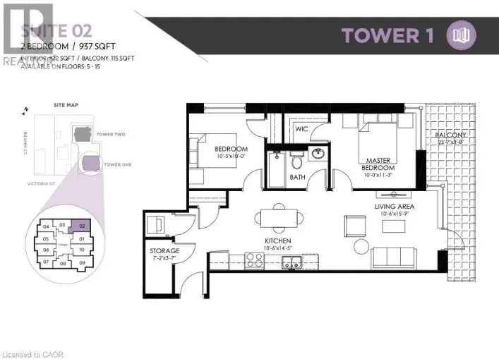 100 GARMENT Street Unit# 902, Kitchener