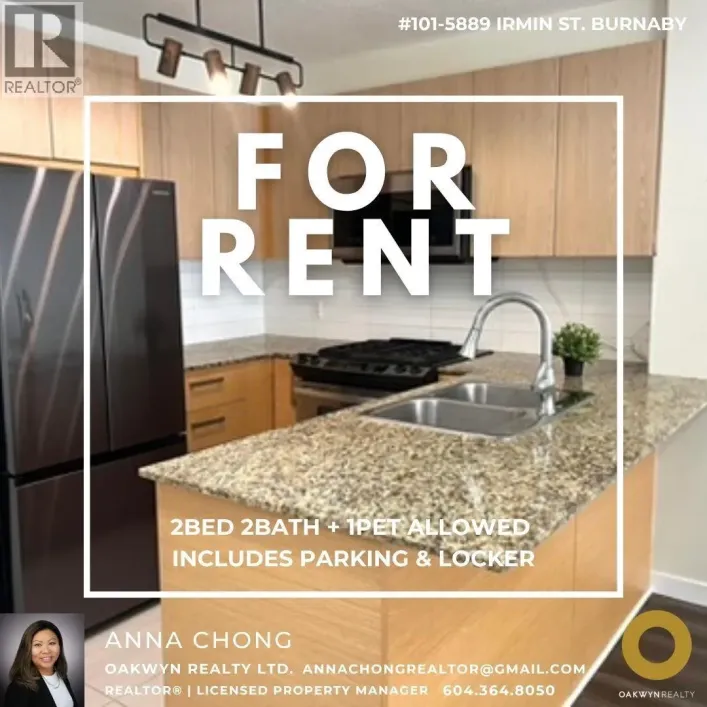 101 5889 IRMIN STREET, Burnaby