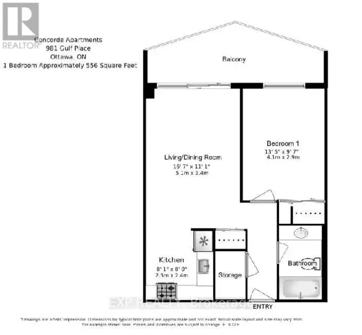 1016 - 981 GULF PLACE, Ottawa