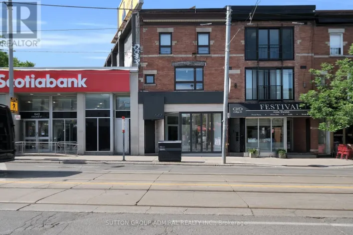 102 (LOWER UNIT) - 647 COLLEGE STREET, Toronto