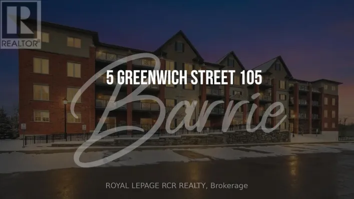 105 - 5 GREENWICH STREET, Barrie