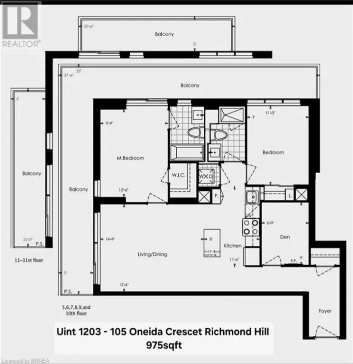 105 ONEIDA Crescent Unit# 1203, Richmond Hill
