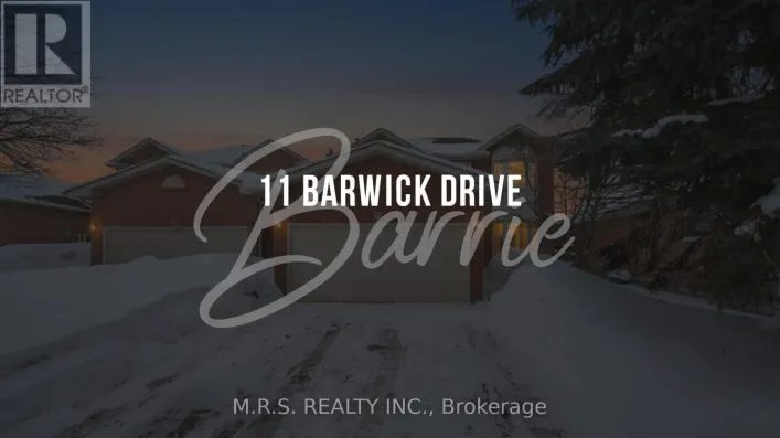 11 BARWICK DRIVE, Barrie