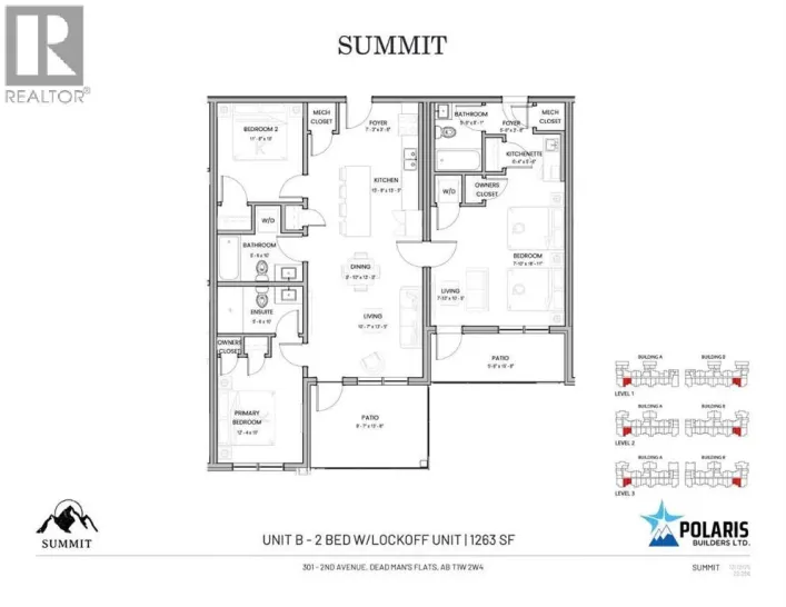 1114 A/B, 301 2nd Avenue, Dead Man's Flats