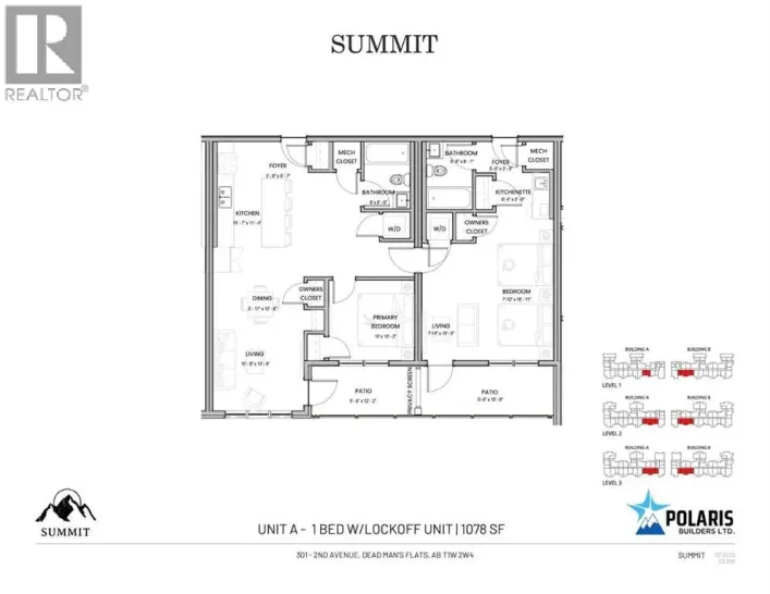 1120 A/B, 301 2nd Avenue, Dead Man's Flats