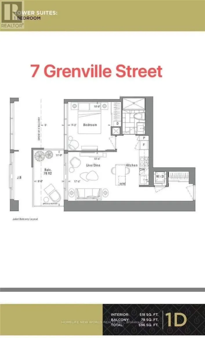 1212 - 7 GRENVILLE STREET, Toronto