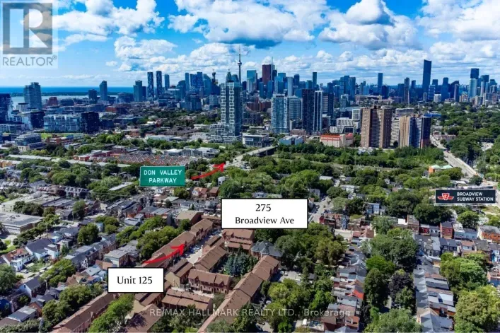Row / Townhouse for sale: 125 - 275 BROADVIEW AVENUE, Toronto