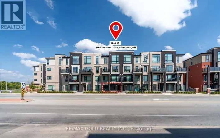 13 - 175 VETERANS DRIVE, Brampton