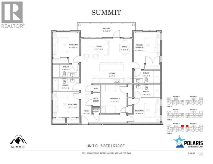 1326, 301 2nd Avenue, Dead Man's Flats
