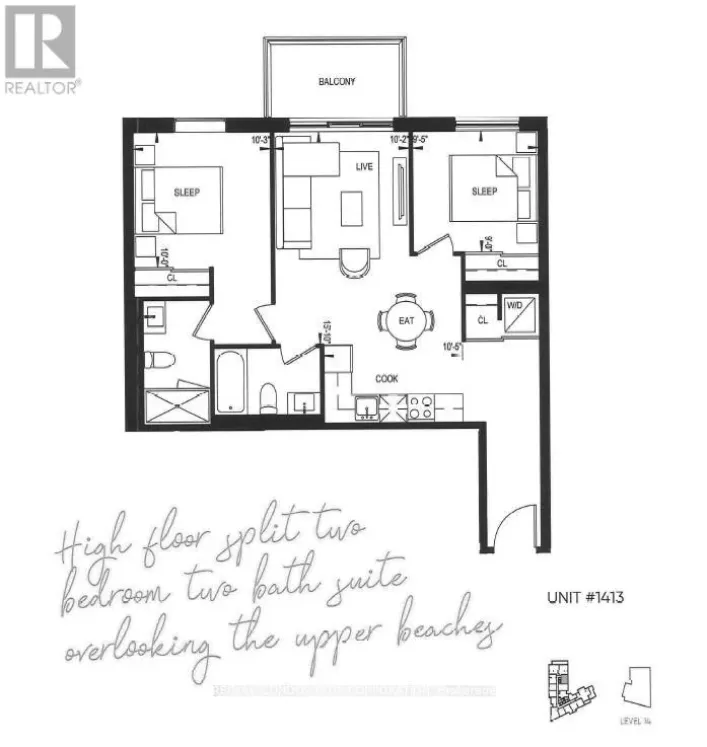 1413 - 1050 EASTERN AVENUE, Toronto