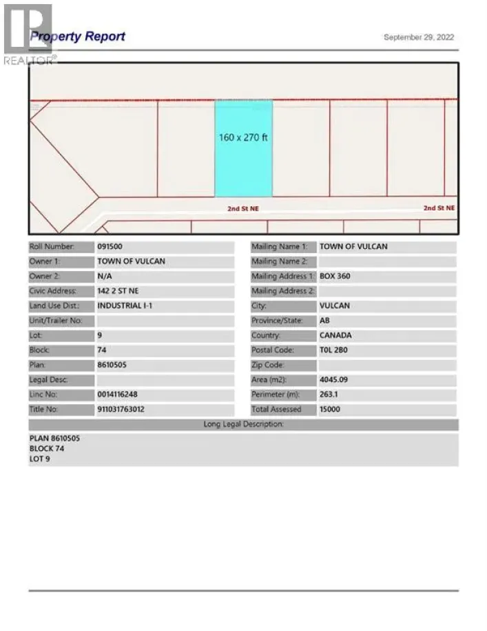 142 2 Street NE, Vulcan