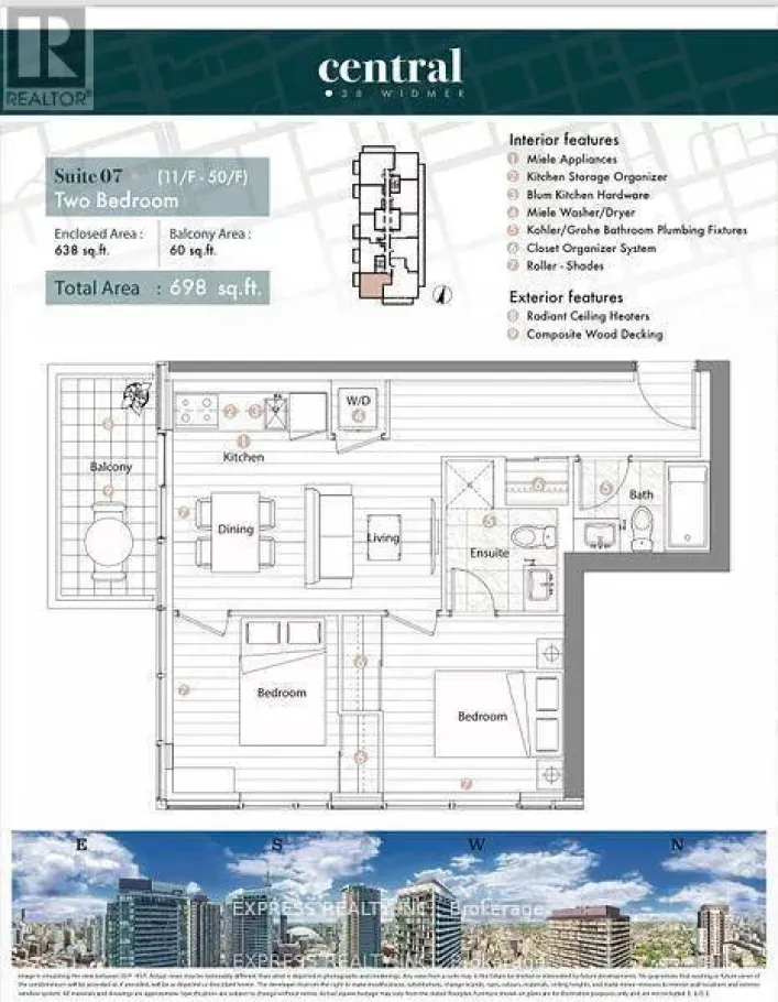 1507 - 38 WIDMER STREET, Toronto