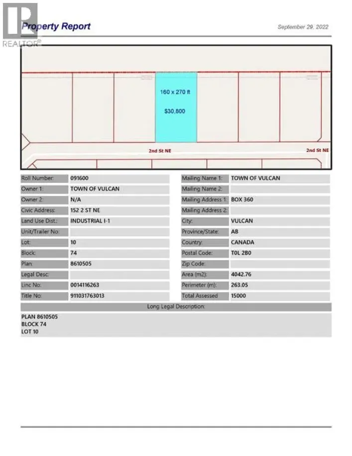 152 2 Street NE, Vulcan