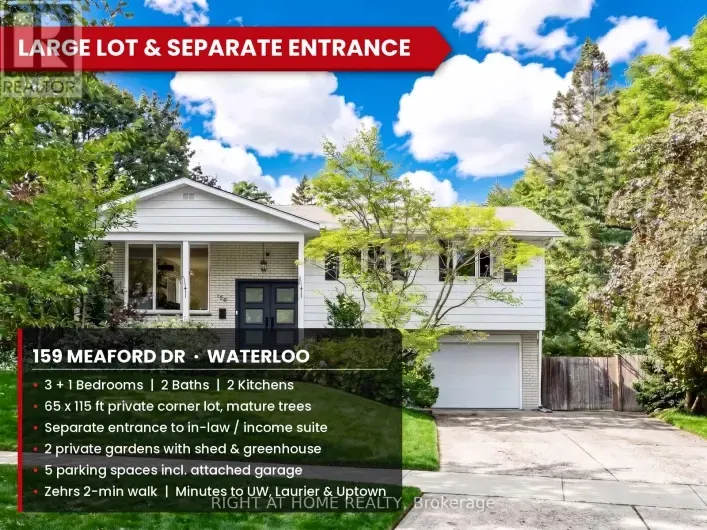 House for sale: 159 MEAFORD DRIVE, Waterloo