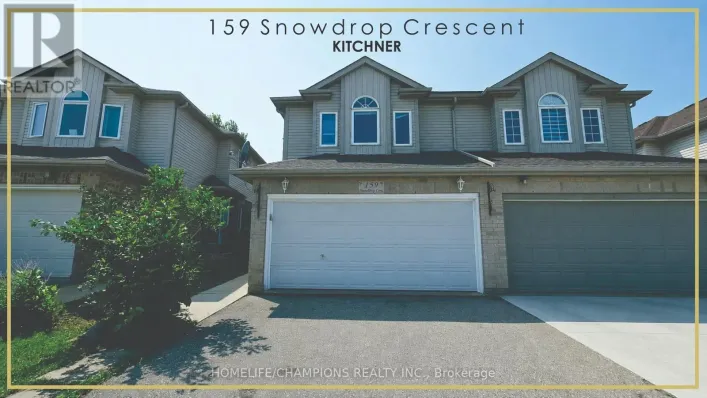 159 SNOWDROP CRESCENT, Kitchener