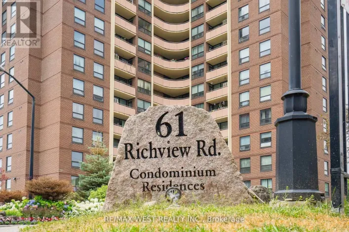 1603 - 61 RICHVIEW ROAD, Toronto