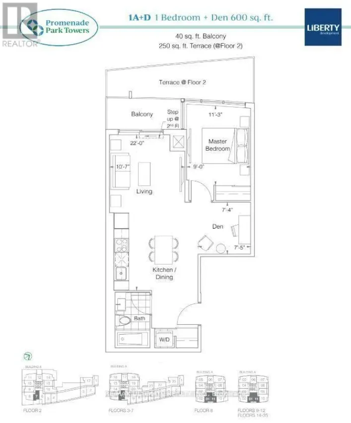 1701A - 30 UPPER MALL WAY, Vaughan