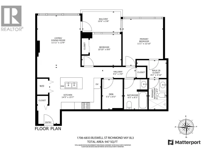 1706 6833 BUSWELL STREET, Richmond