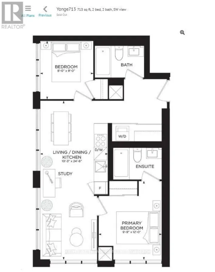 1716 - 8 WELLESLEY STREET W, Toronto