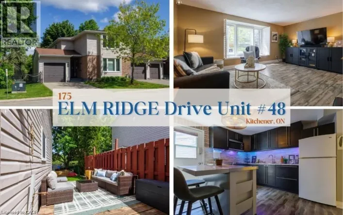 175 ELM RIDGE Drive Unit# 48, Kitchener