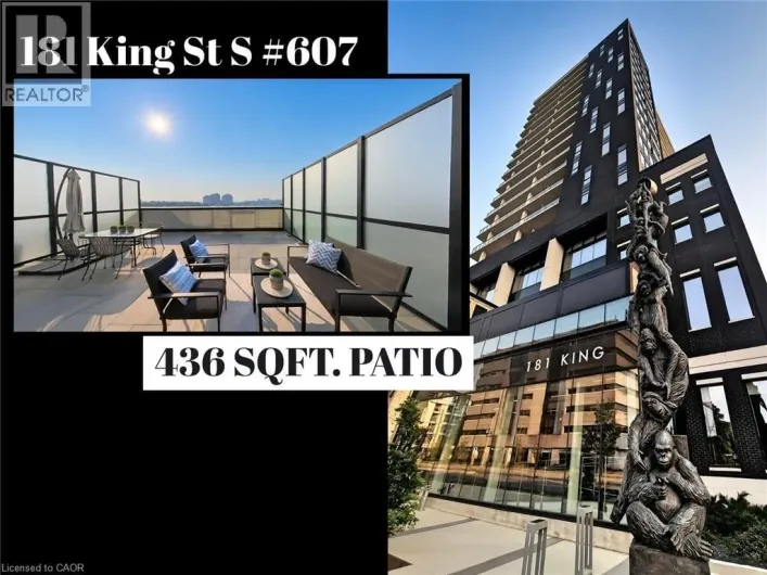 181 KING Street S Unit# 607, Waterloo