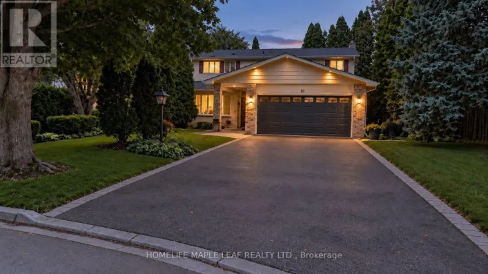 House for sale: 20 BROOKFIELD COURT, Markham
