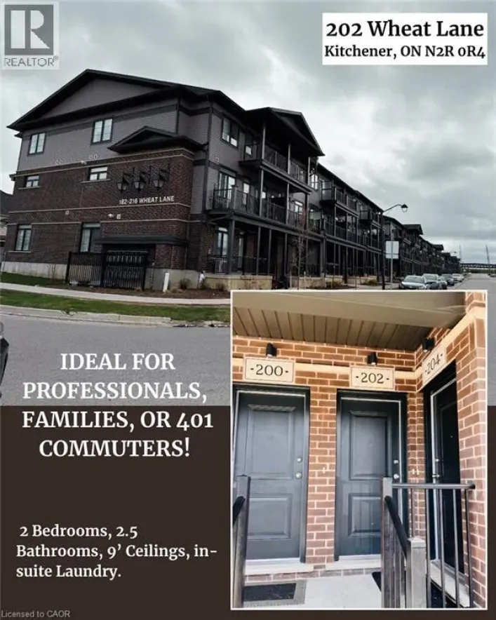 202 WHEAT Lane, Kitchener