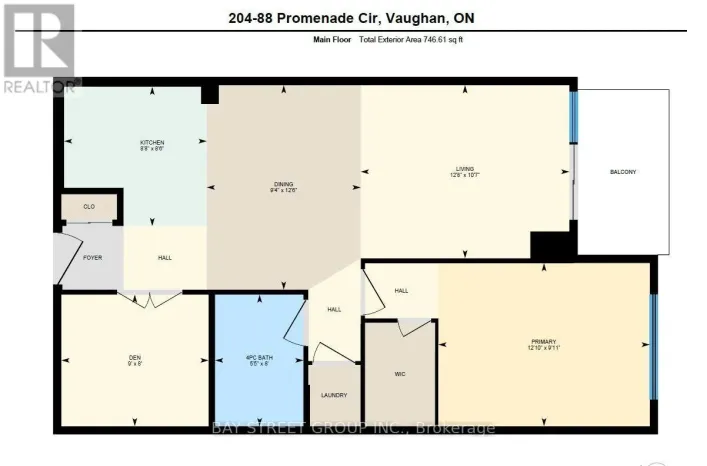 Apartment for rent: 204 - 88 PROMENADE CIRCLE, Vaughan