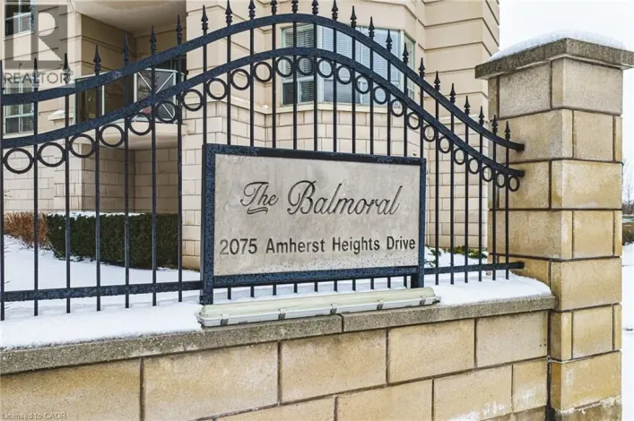 2075 AMHERST HEIGHTS Drive Unit# 103, Burlington