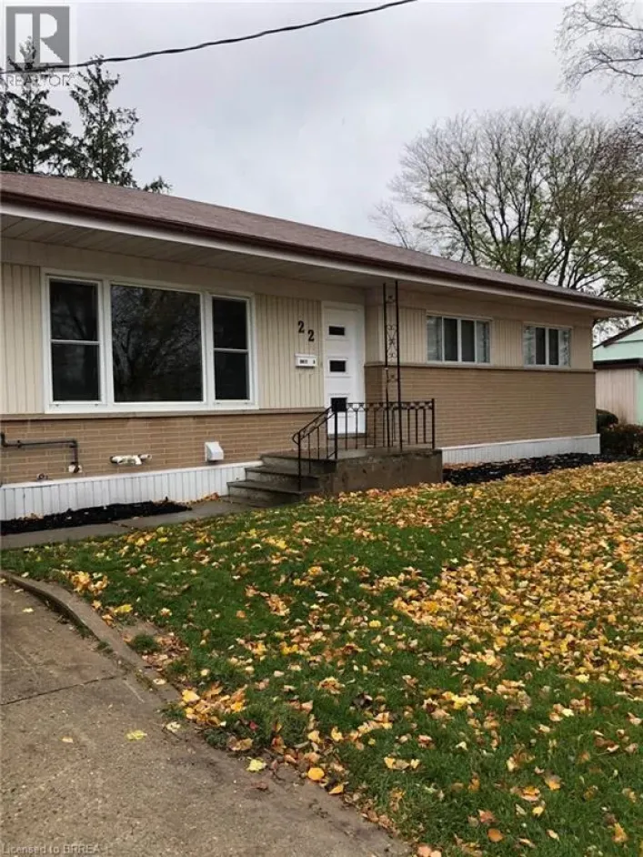 22 PATTERSON Avenue Unit# Lower, Brantford
