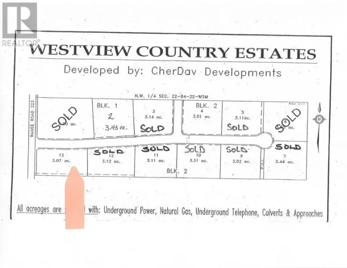 223 Range, Rural Northern Lights, County of