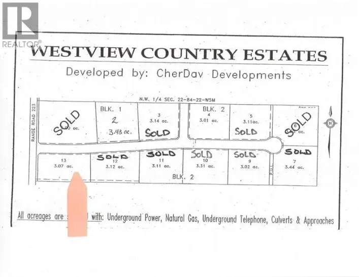 223 Range, Rural Northern Lights, County of