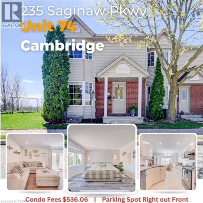 235 SAGINAW Parkway Unit# 74, Cambridge