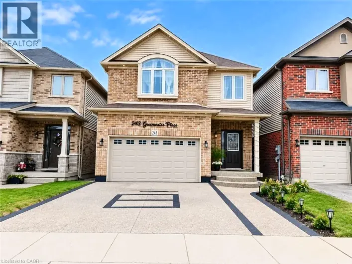 243 GREENWATER Place Unit# Upper, Kitchener