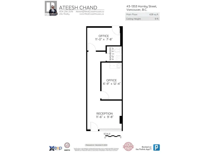 3 1353 HORNBY STREET, Vancouver
