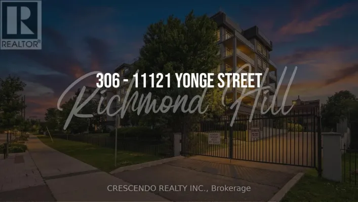306 - 11121 YONGE STREET, Richmond Hill