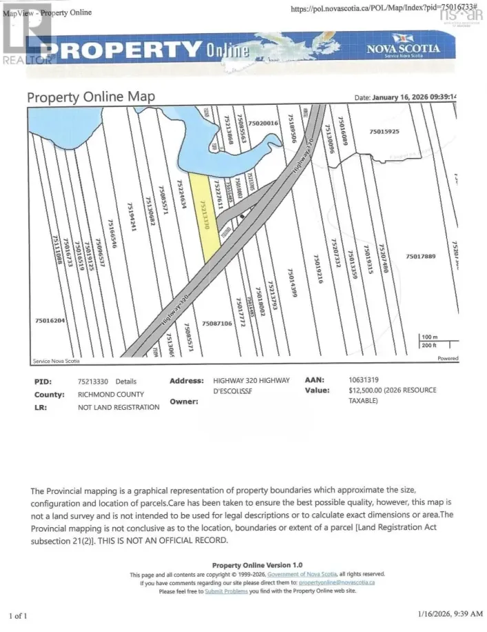 320 Highway, D'Escousse