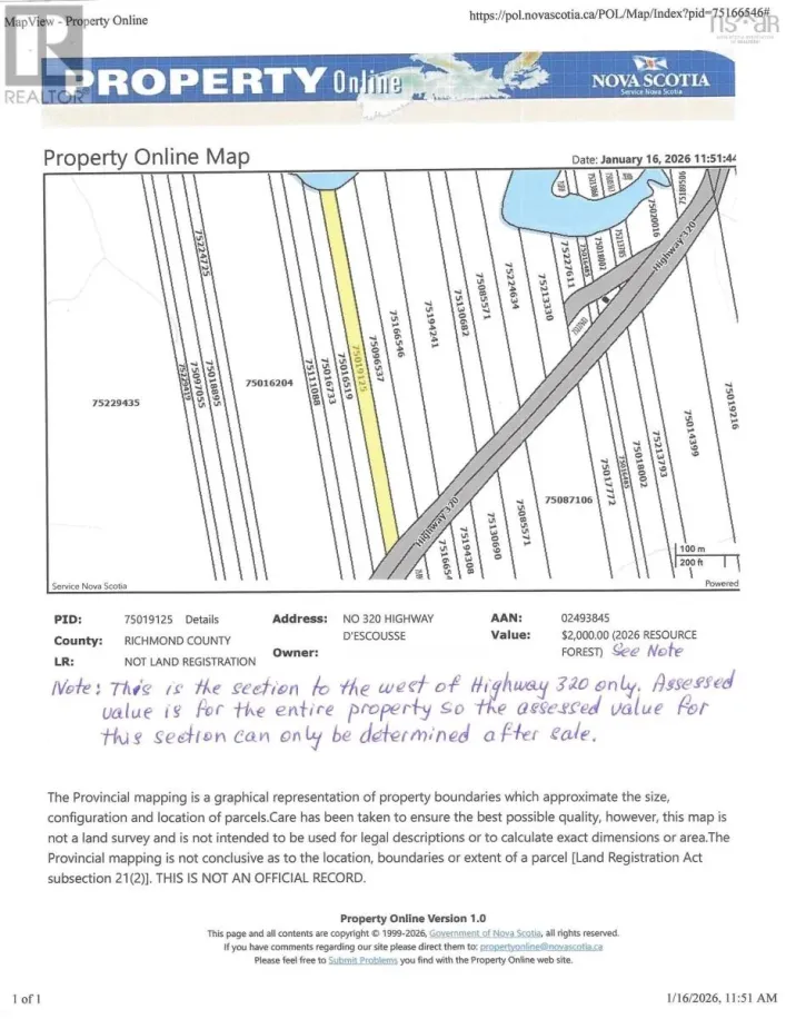 320 Highway, D'Escousse