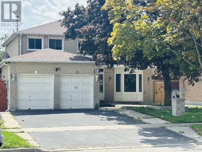 33 CHERRYTREE DRIVE, Brampton