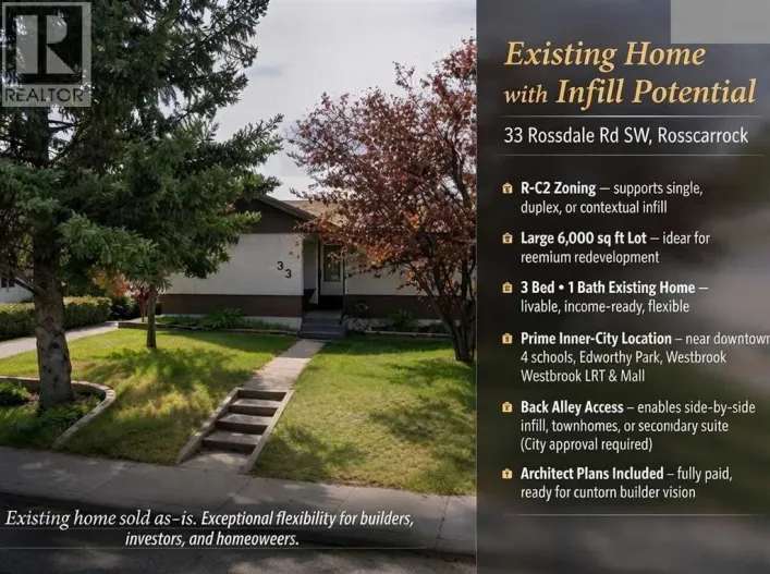 33 Rossdale Road SW, Calgary