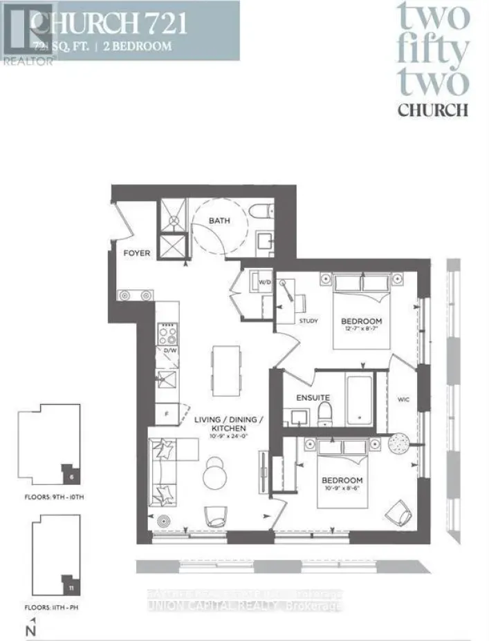 Apartment for rent: 3311 - 252 CHURCH STREET, Toronto