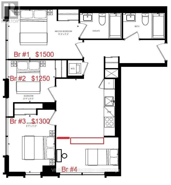 3707 - 82 DALHOUSIE (BEDROOM 2) STREET, Toronto
